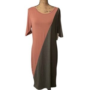 LuLaRoe Julia‎ Two Tone Dress